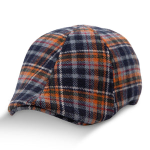 The Underdog Boston Scally Cap - Triumph Orange Plaid - alternate image 5